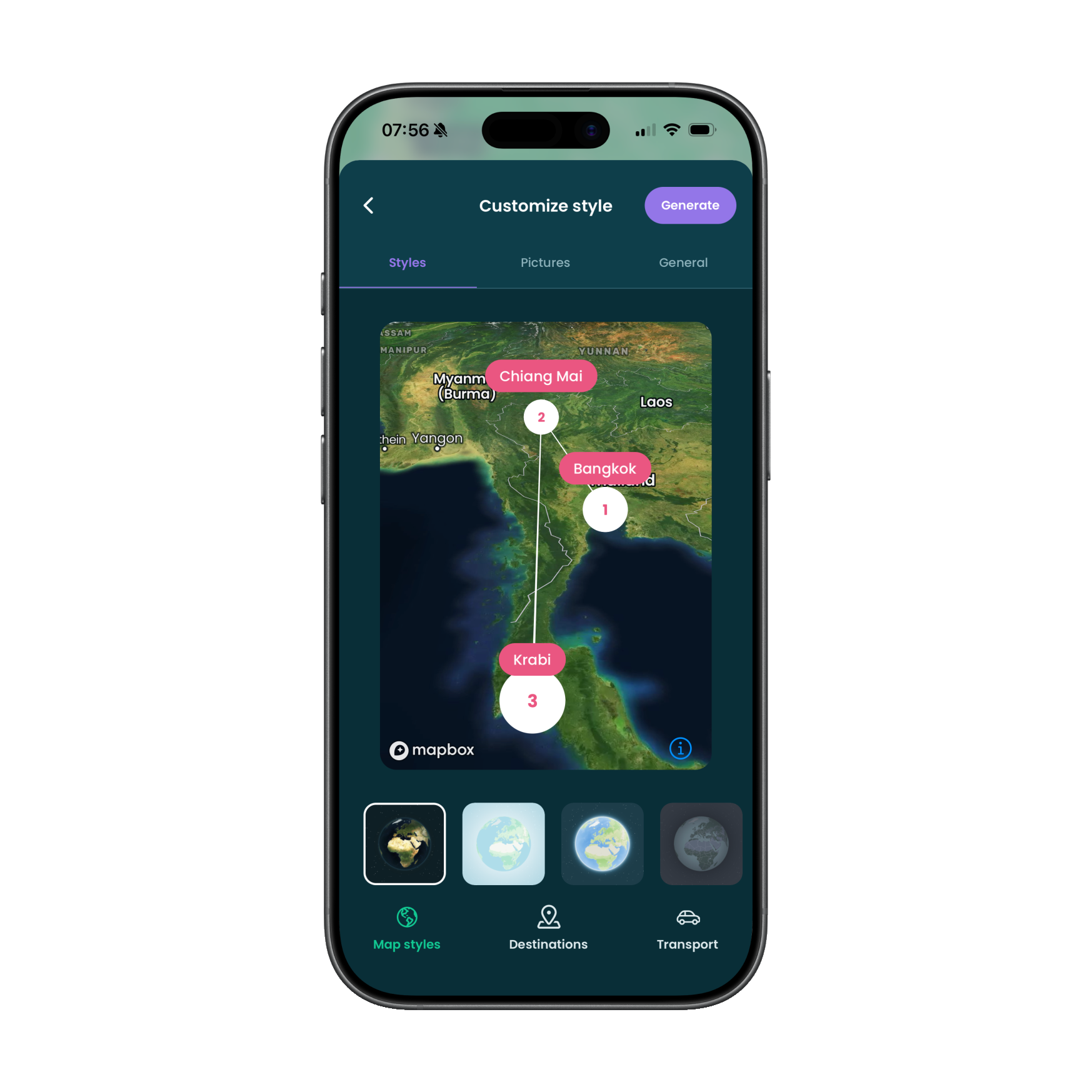 Travel reel screenshot